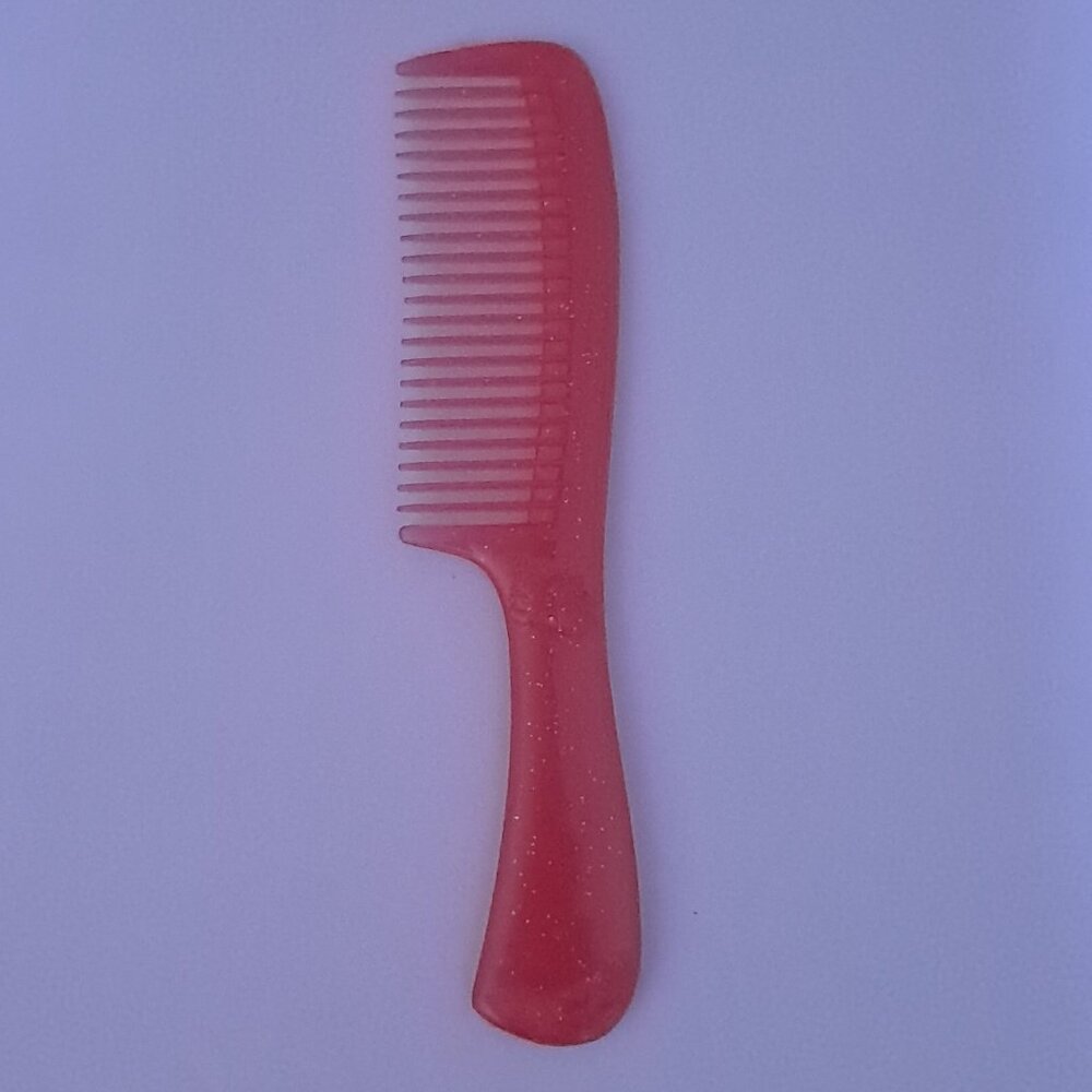 Pearl Pink 8" Hair Comb, NEW IN PACKAGE